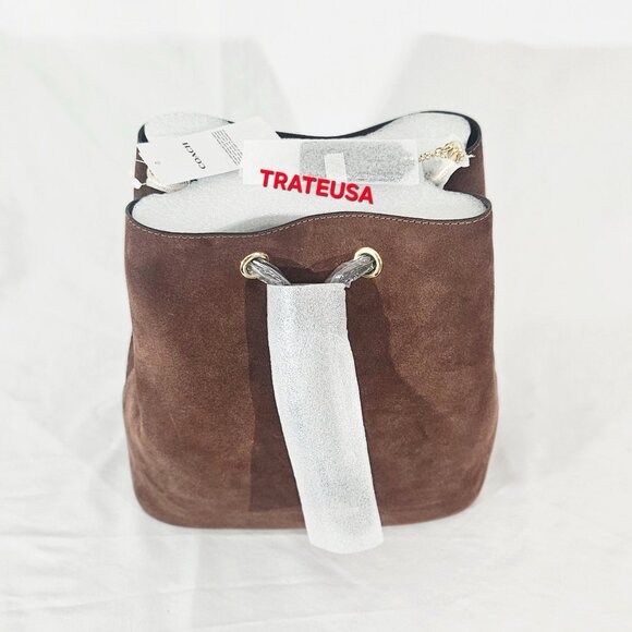 NWT Coach Rowan Bucket Bag Suede Vintage Brown CCC78 Authentic Packed - Picture 10 of 16
